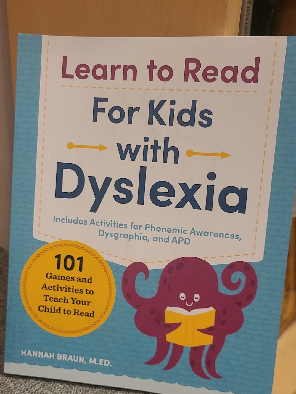 Learn to Read For Kids with Dyslexia - Blue/Purple